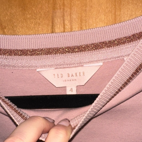 Ted Baker Wake Me for champagne sweatshirt size Large (Ted Baker size 4) - Picture 6 of 7